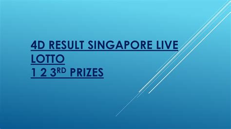 singapore live lottery|lottery results singapore today.